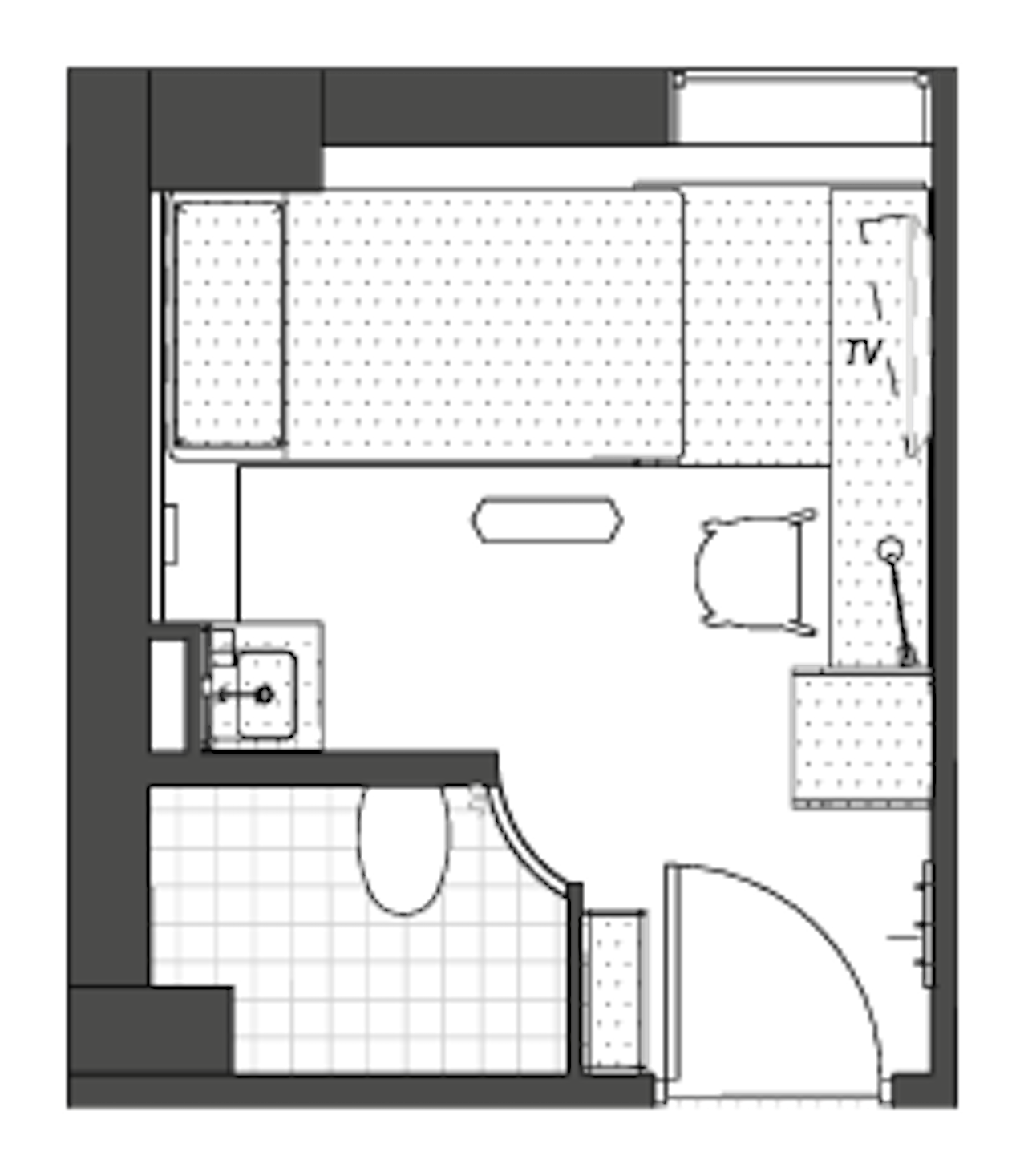 STUDIO floor plan